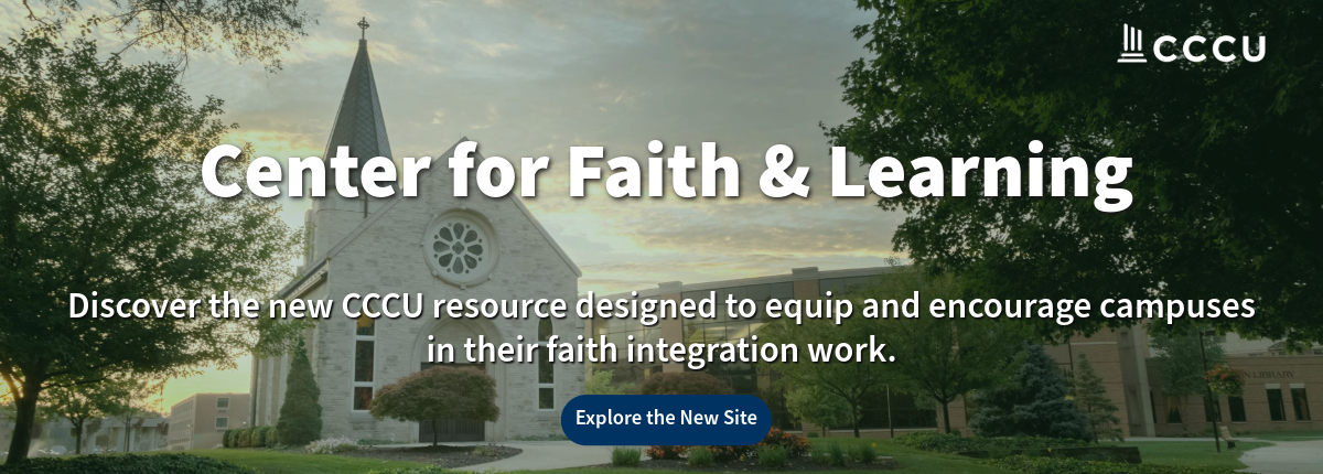 CCCU's Center for Faith & Learning website