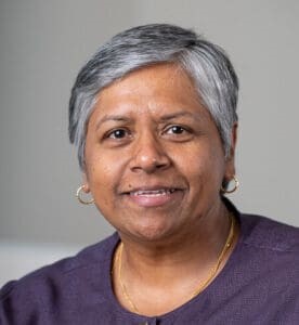Headshot of Esther Jadhav for the 2025 CCCU Imago Dei Conference.