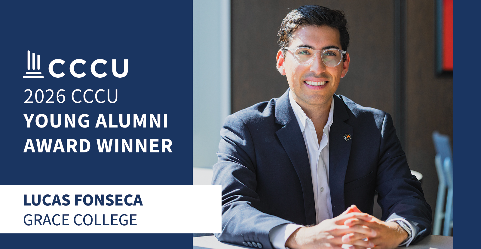 2026 CCCU Young Alumni Award Winner Announced