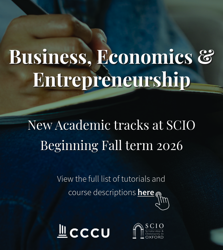 Scholarship & Christianity in Oxford - spring and summer term positions available. Encourage a student to apply today!