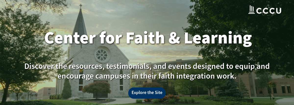 CCCU's Center for Faith & Learning website